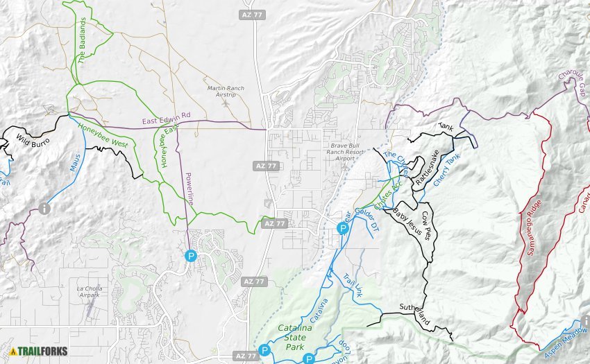 Catalina AZ Map