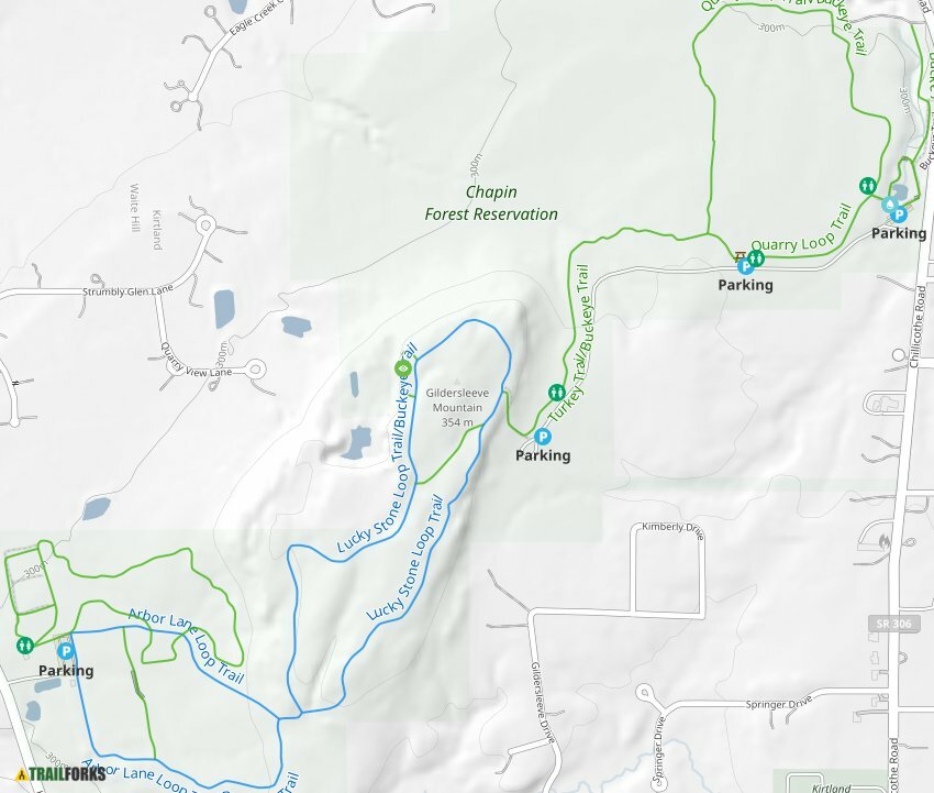 Chapin Forest Reservation, Kirtland Mountain Biking Trails Trailforks