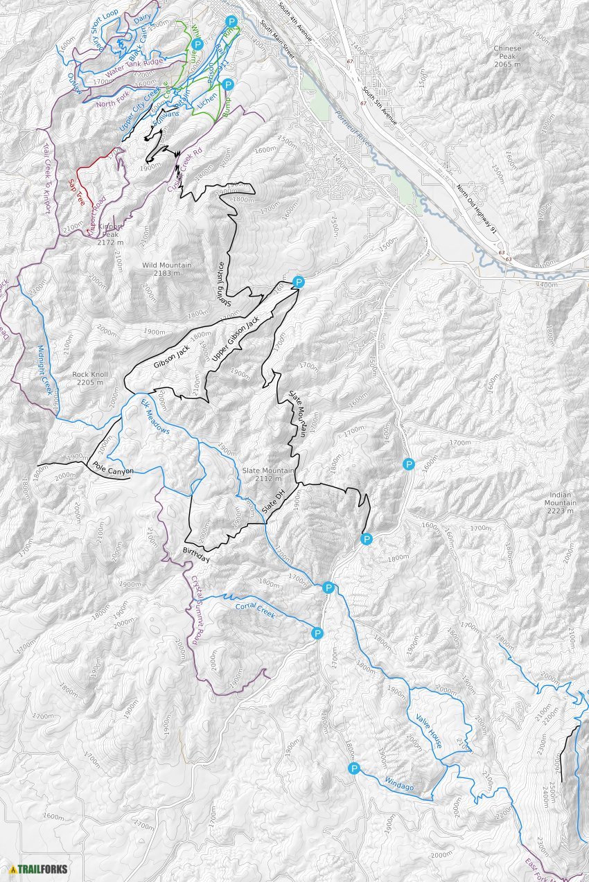 mountain creek bike park trail map