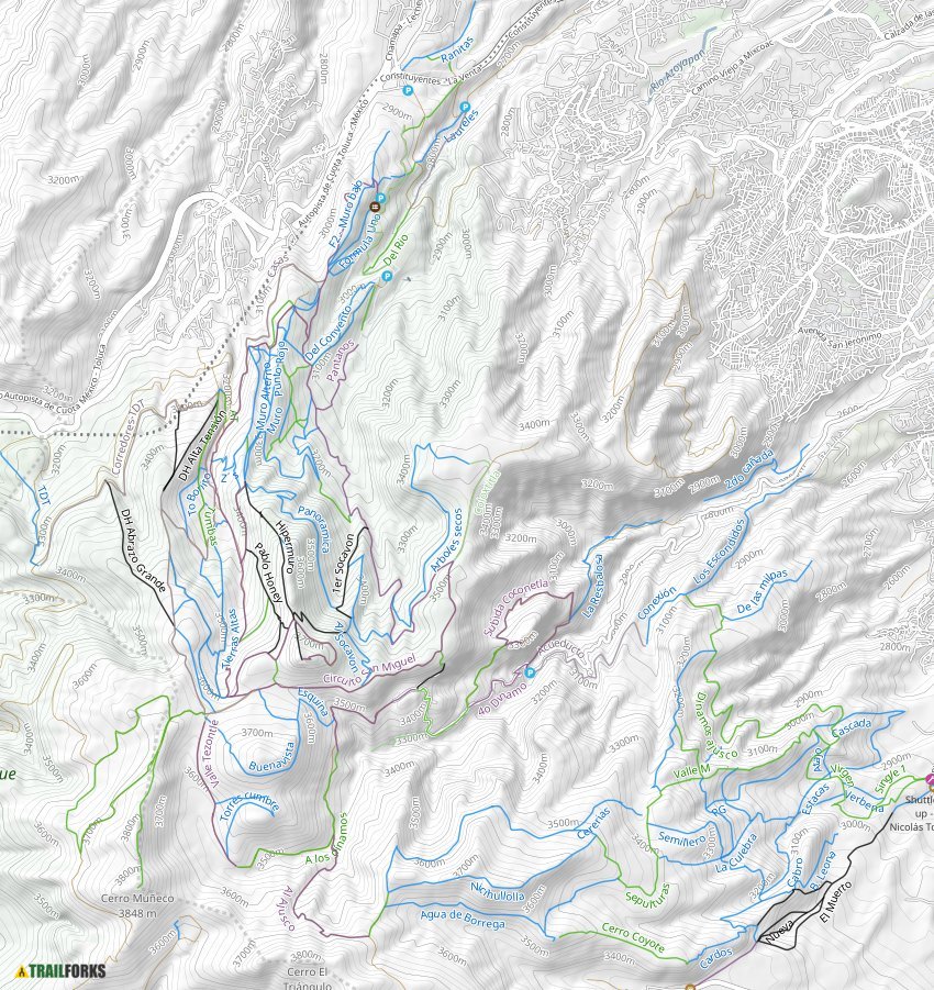Ciudad de Mexico, México Mountain Biking Trails | Trailforks