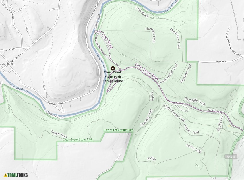 Coler creek trail discount map