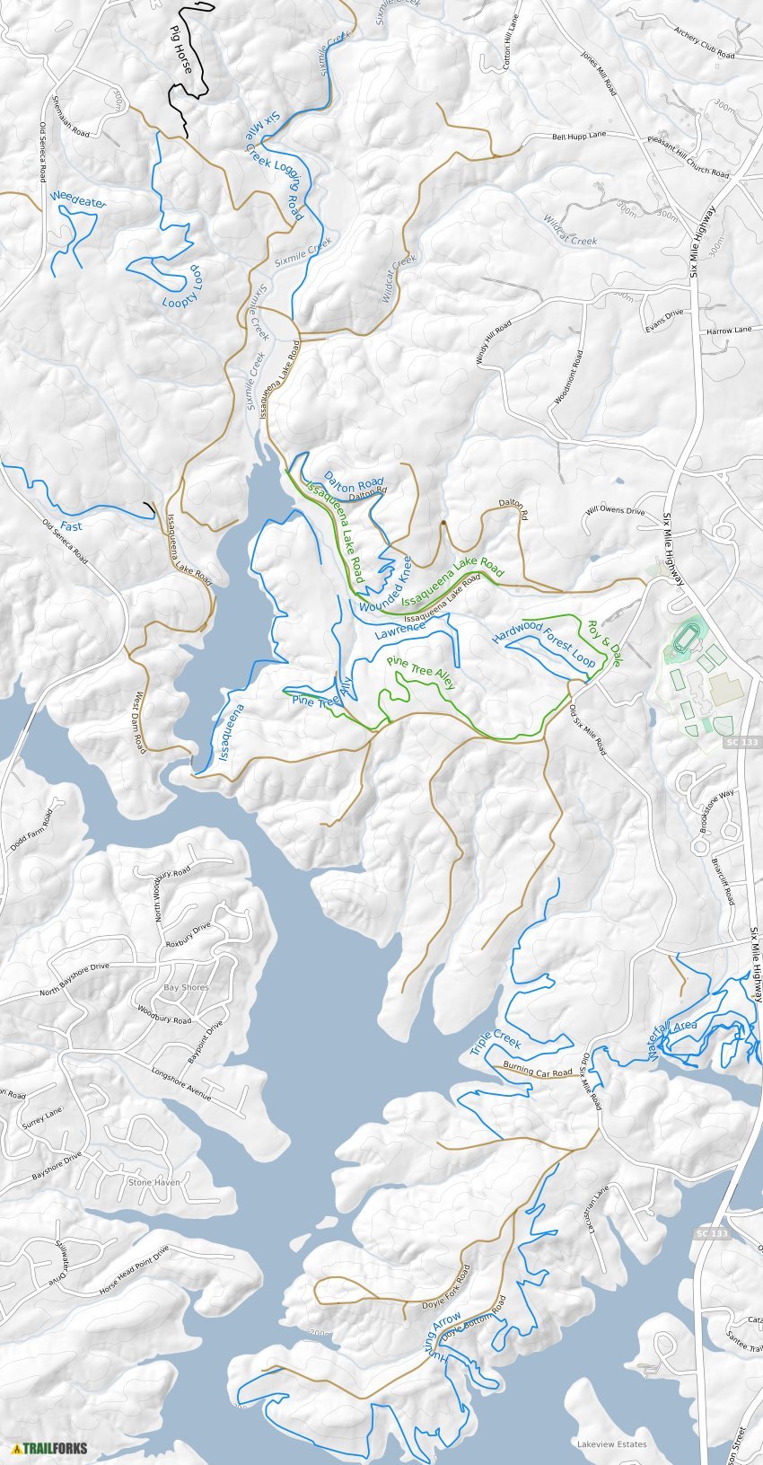 Clemson, South Carolina Mountain Biking Trails Trailforks