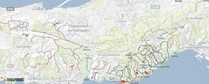 Côte Bleue Mountain Biking Trails | Trailforks