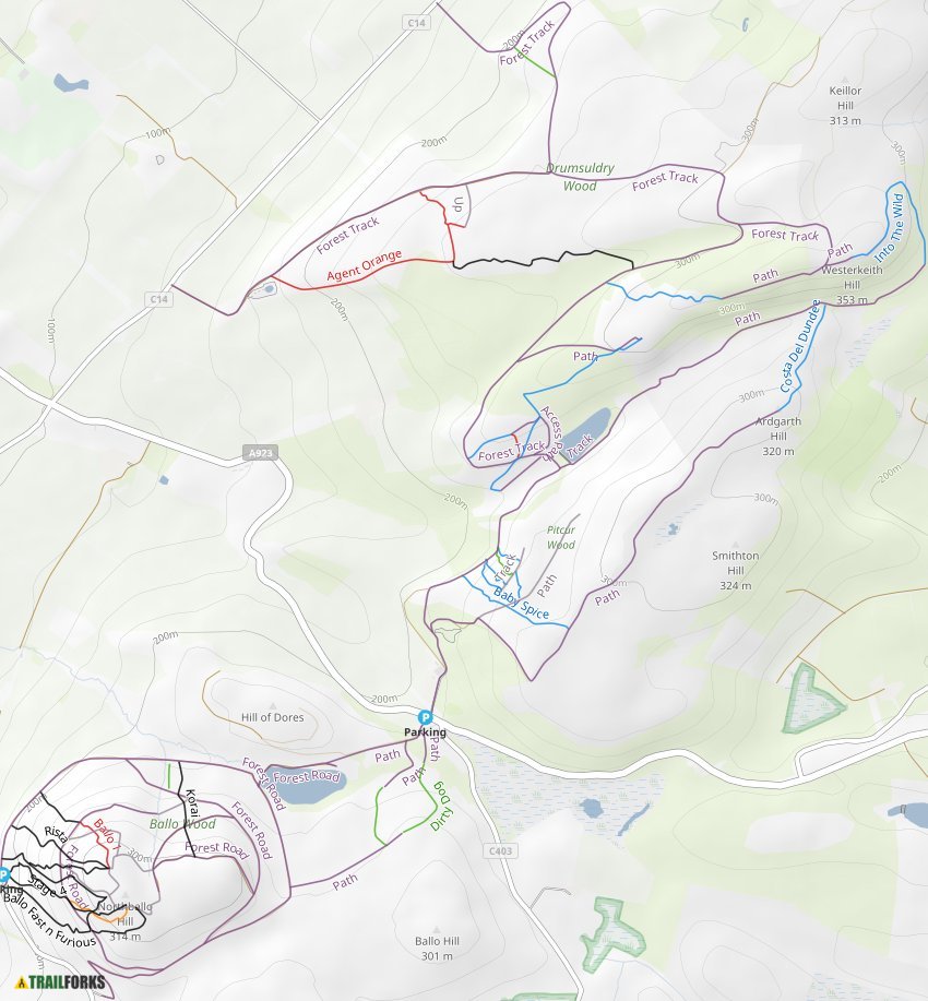 Coupar Angus, United Kingdom Mountain Biking Trails Trailforks