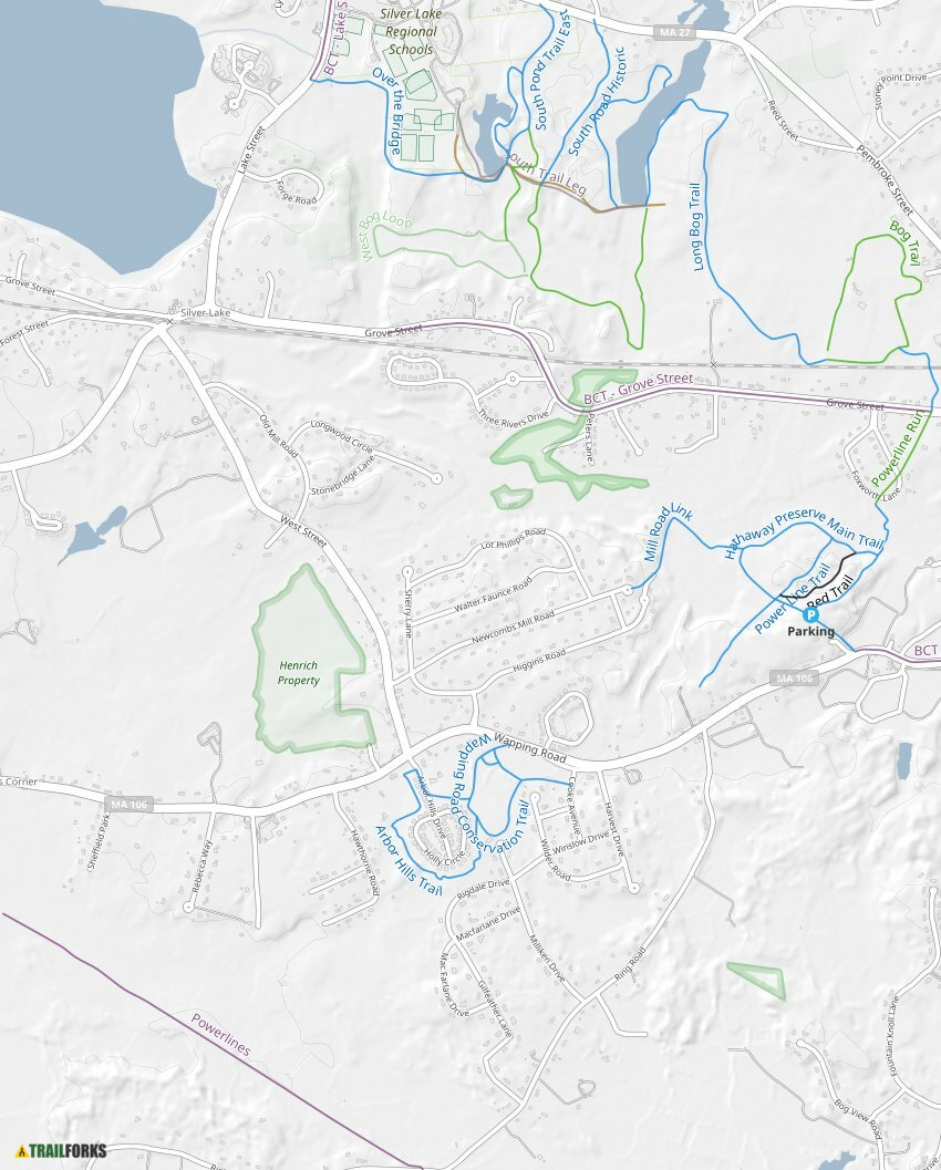Cranberry Preserve & Kingston Conservation Areas Mountain Biking Trails