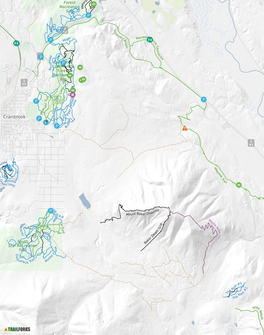 Cranbrook, British Columbia Mountain Biking Trails | Trailforks