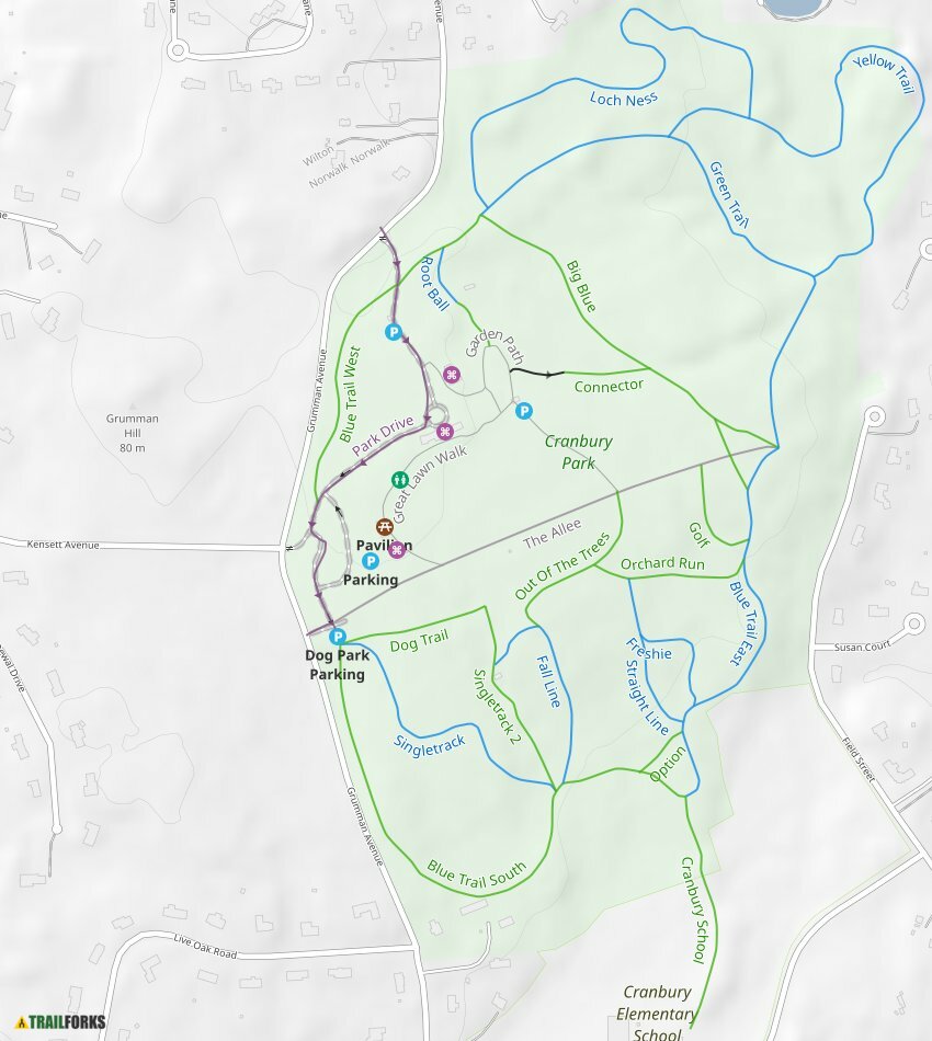 Cranbury Park Road Biking Trails | Trailforks