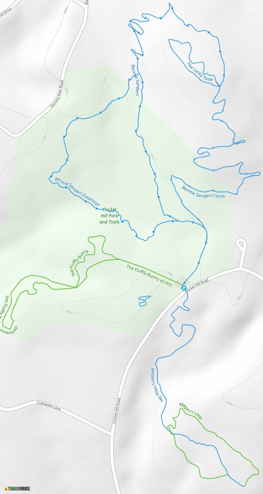 Cricket Hill, Hyde Park Mountain Biking Trails Trailforks