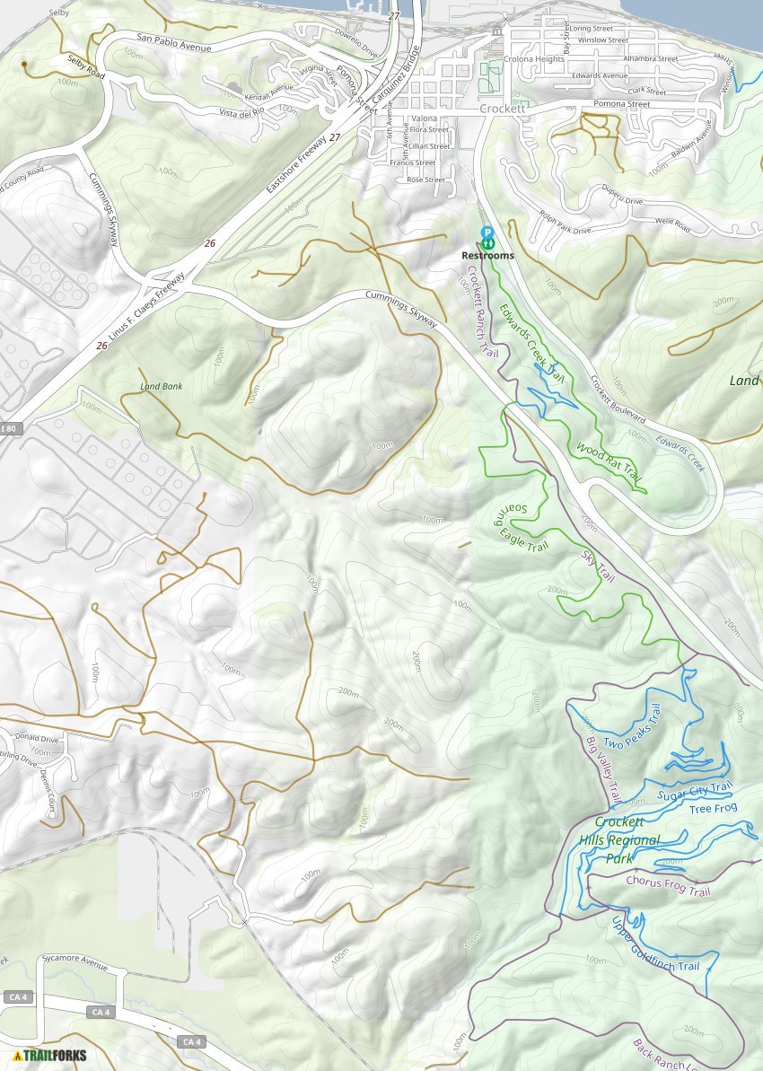 Crockett Hills Regional Park Mountain Biking Trails | Trailforks