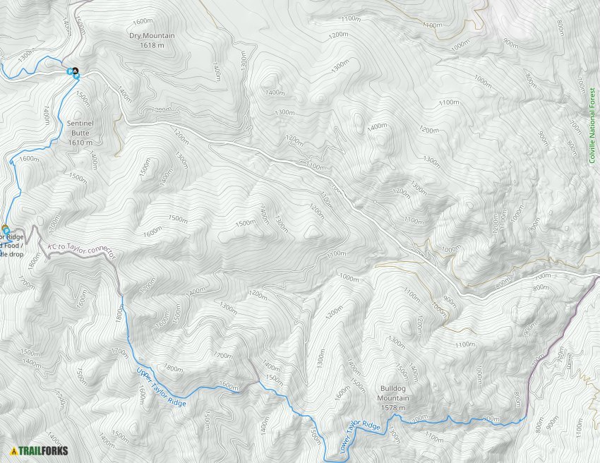 Curlew, Washington Mountain Biking Trails Trailforks