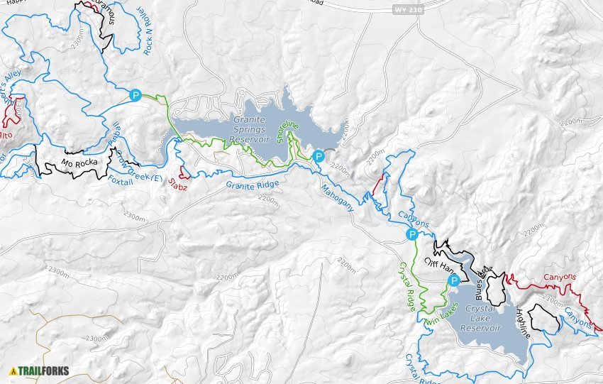 curt gowdy state park mountain biking