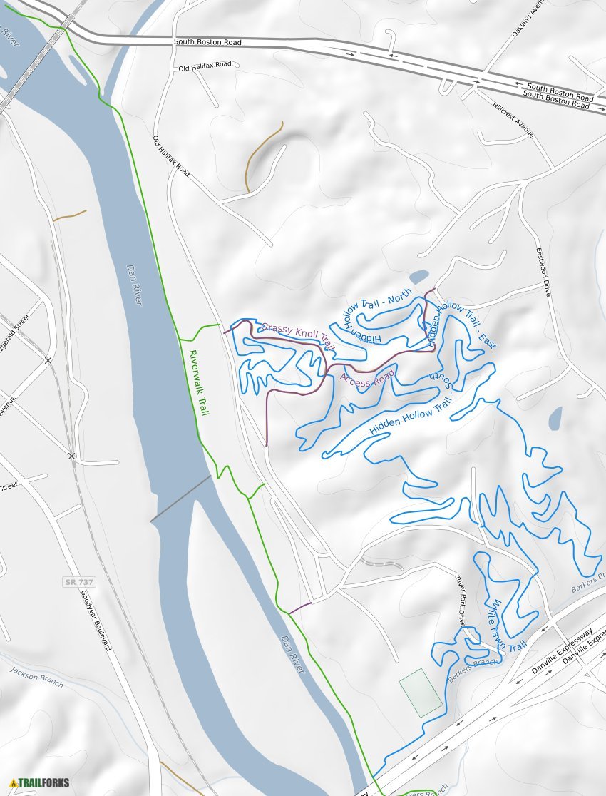 Daniels Park Trail Map Dan Daniel Memorial Park Danville Mountain Biking Trails Trailforks