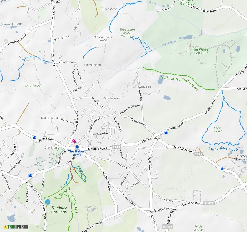 Danbury, United Kingdom Mountain Bike Trails | Trailforks