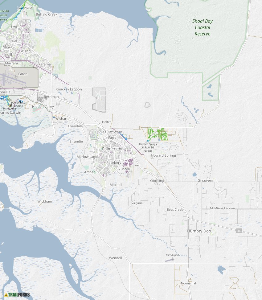 Darwin, Australia Mountain Biking Trails Trailforks
