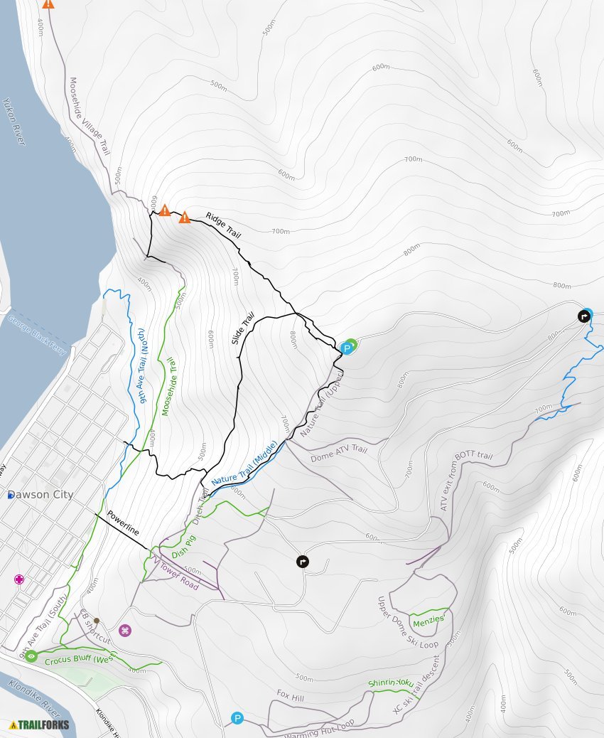 Dawson, Yukon Mountain Biking Trails | Trailforks