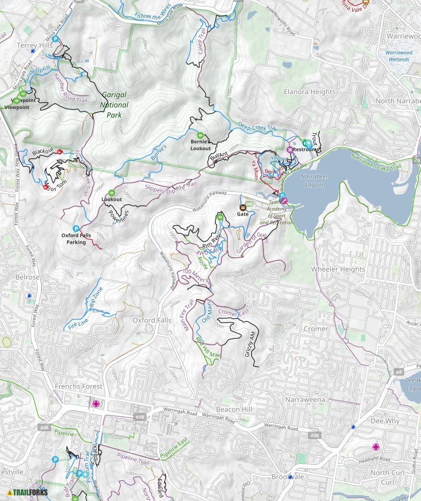 Deep Creek Mountain Biking Trails | Trailforks