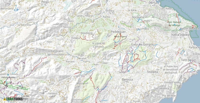Denia, Spain Mountain Biking Trails | Trailforks