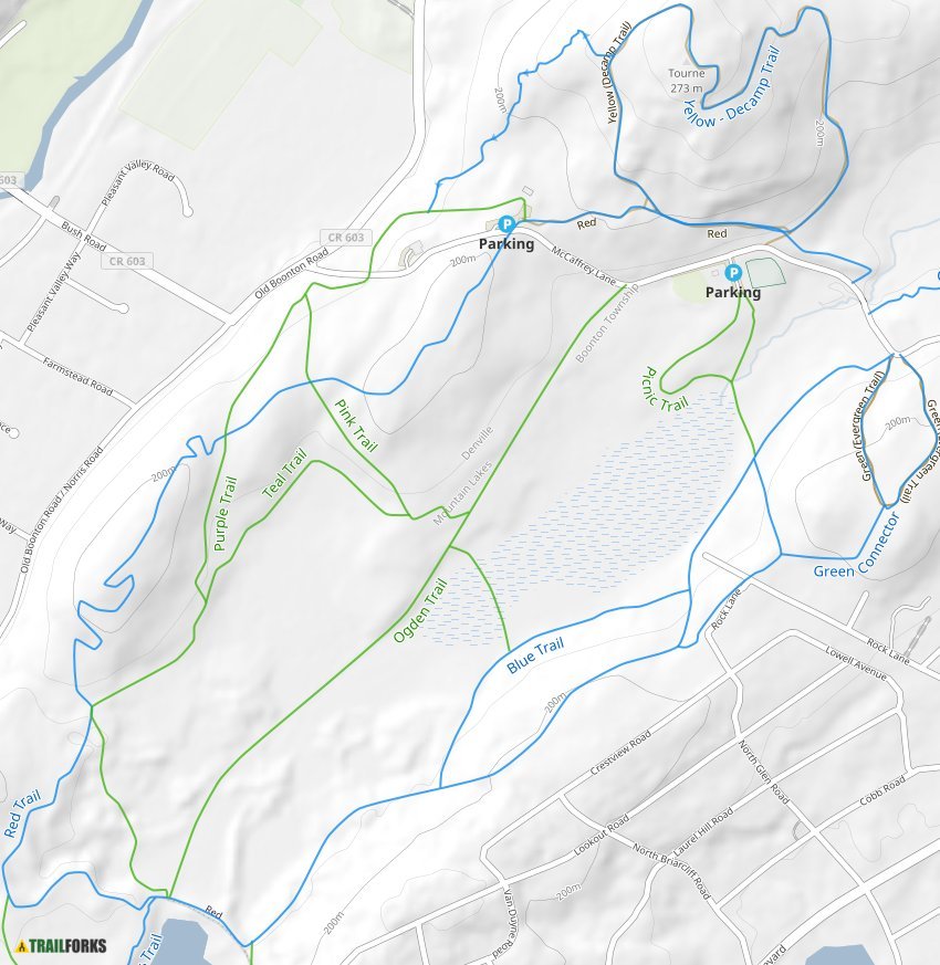 Denville Trail Map 