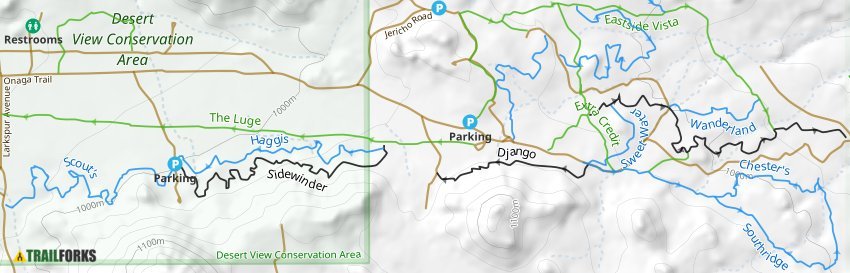 Desert View Conservation Area, Joshua Tree Mountain Biking Trails