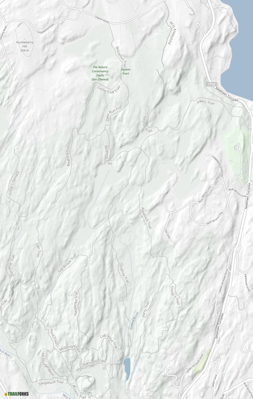 Devils Den Nature Preserve, Weston Hiking Trails | Trailforks