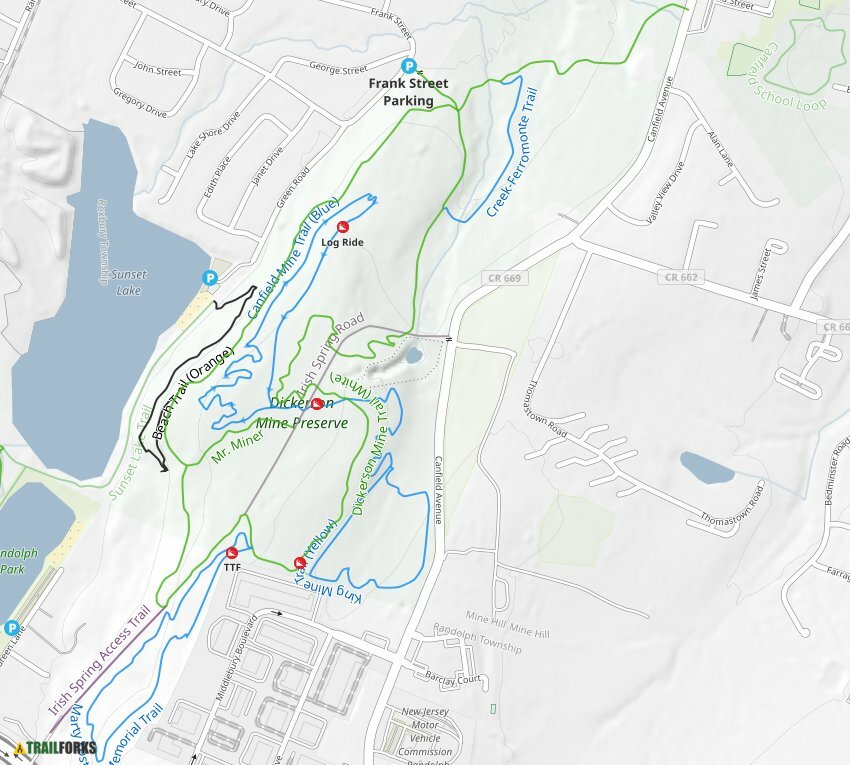 Dickerson Mine Preserve Mountain Biking Trails Trailforks