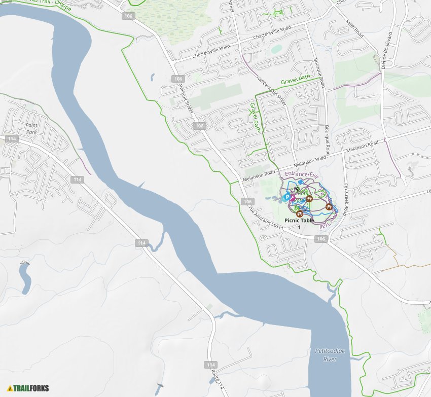 Dieppe, New Brunswick Mountain Biking Trails Trailforks