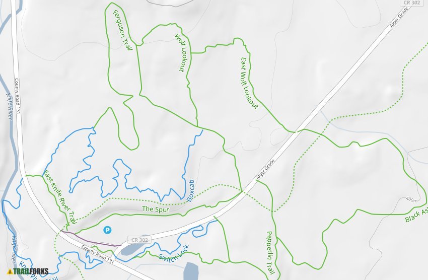 Donald D. Ferguson Demonstration Forest, Two Harbors Mountain Biking