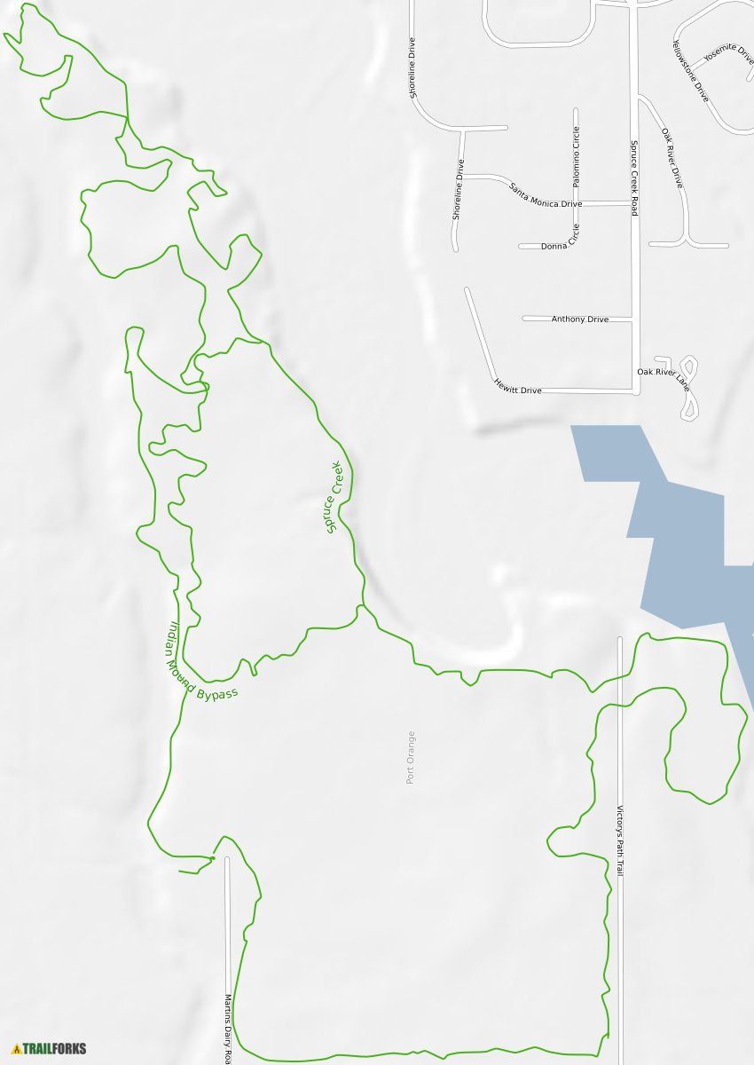 Spruce Creek / Doris Leeper Preserve Mountain Biking Trails Trailforks