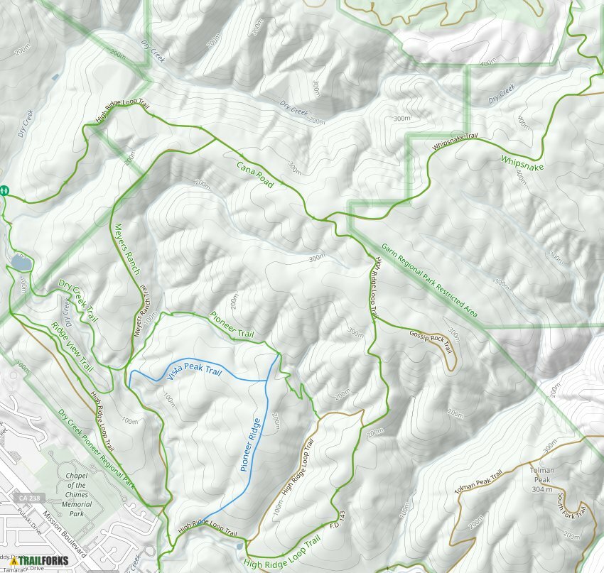 Dry Creek Pioneer Regional Park, Hayward Mountain Biking Trails ...