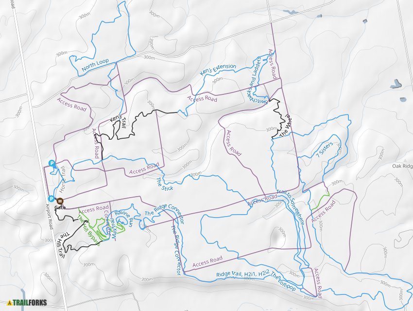 Dufferin County Forest Main Tract Mountain Biking Trails Trailforks