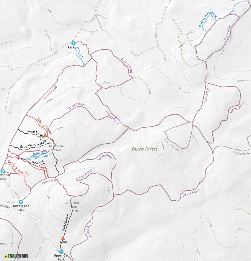 Durris Forest Mountain Biking Trails | Trailforks