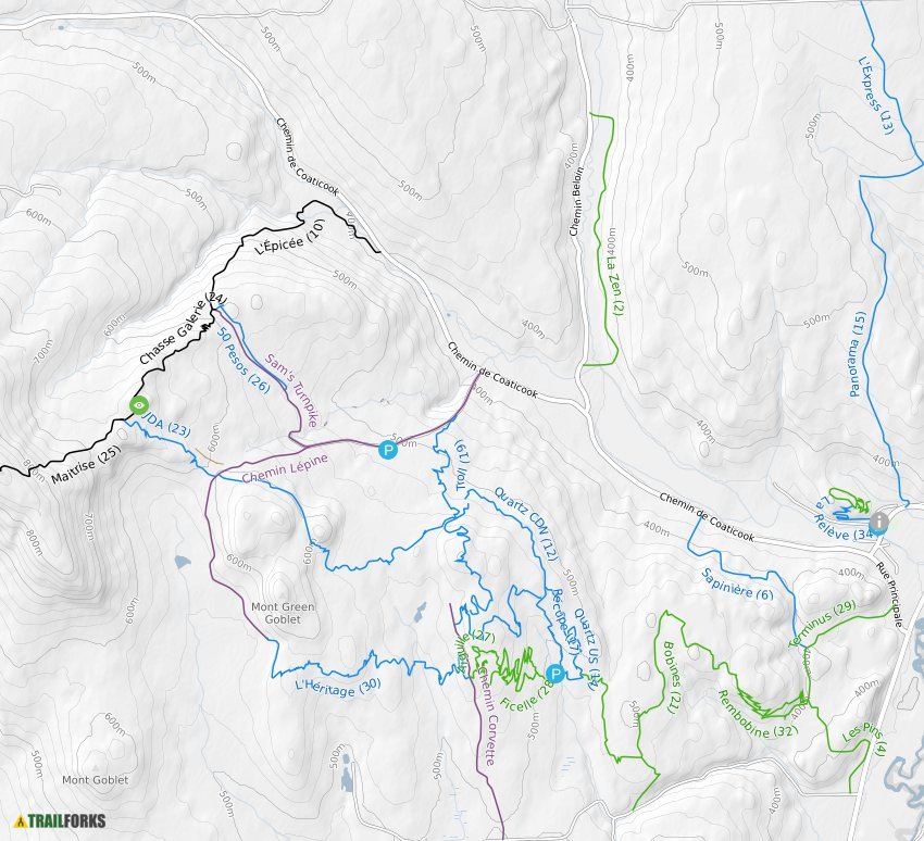 East Hereford, Quebec Mountain Biking Trails | Trailforks