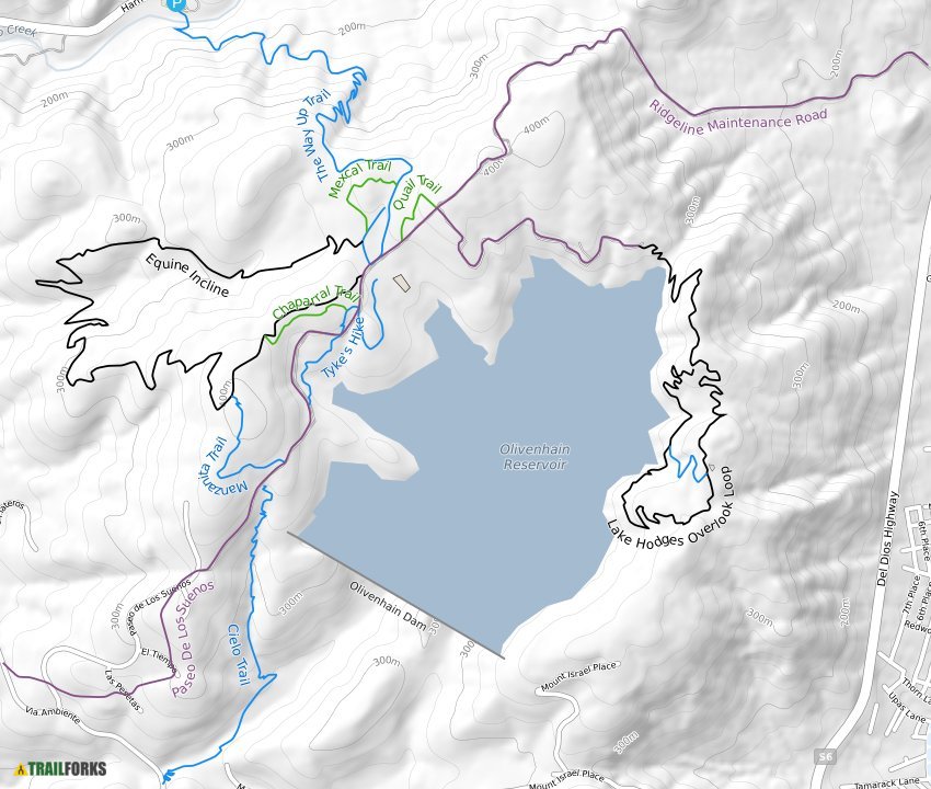 Elfin Forest Trail Map Elfin Forest Recreational Reserve Mountain Biking Trails | Trailforks