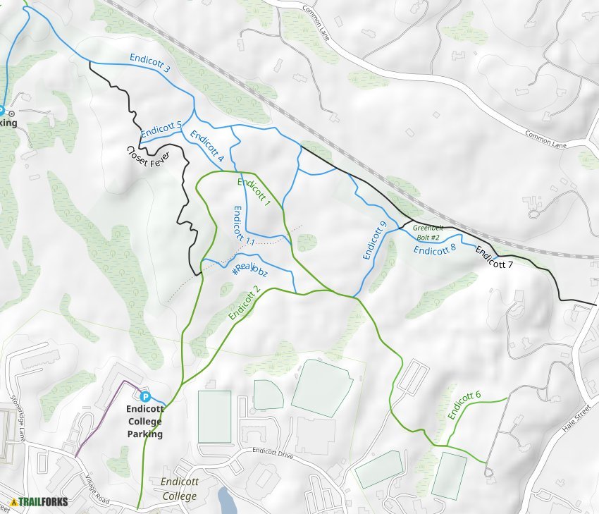 Endicott Map