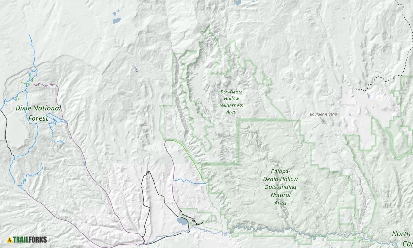 Grand Escalante National Park Map