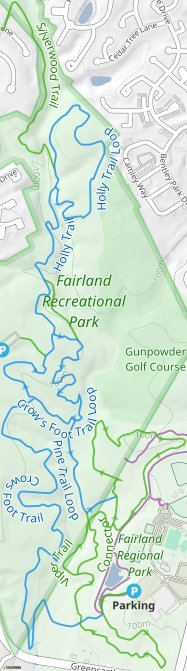 Fairland mountain deals bike trail