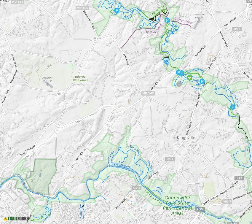 Fallston, Maryland Mountain Biking Trails Trailforks