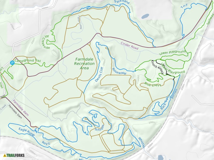 Farmdale Reservoir, Peoria Mountain Bike Trails Trailforks