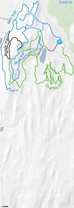 Ferncliff Forest Trail Map Ferncliff Forest, Rhinebeck Mountain Biking Trails | Trailforks