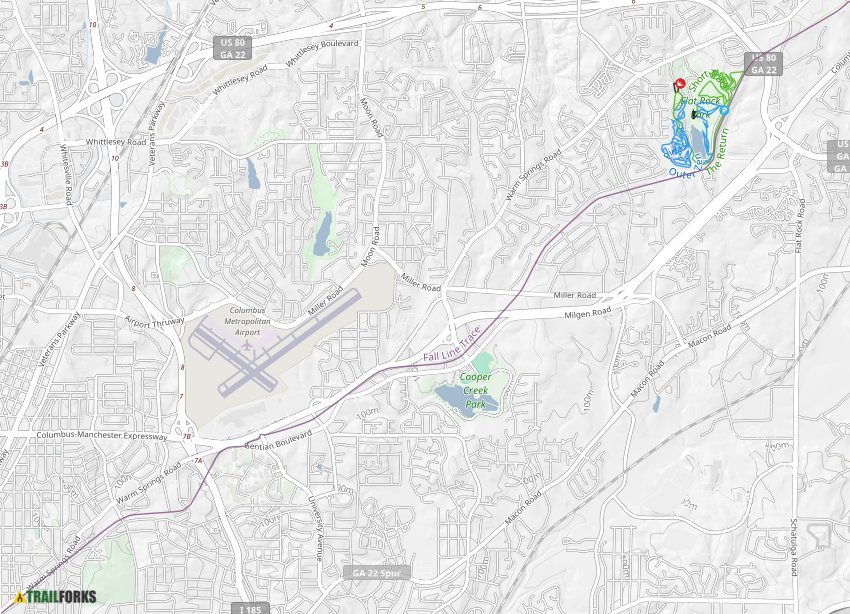 Flat Rock Park, Columbus Mountain Biking Trails Trailforks