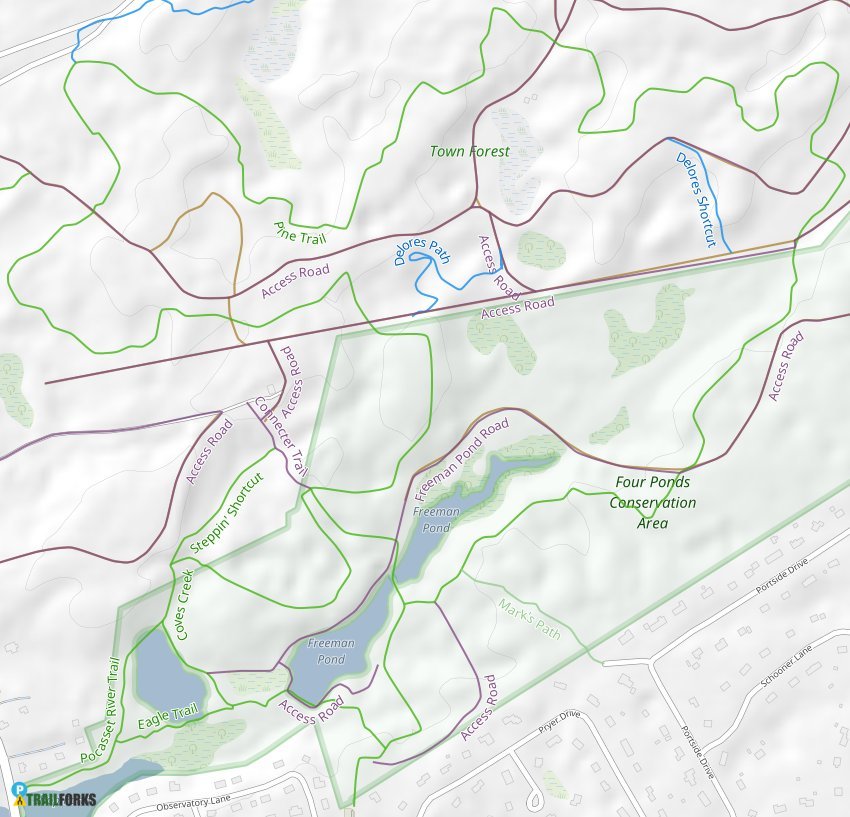 Four Ponds Conservation / Pocasset SF Mountain Biking Trails | Trailforks