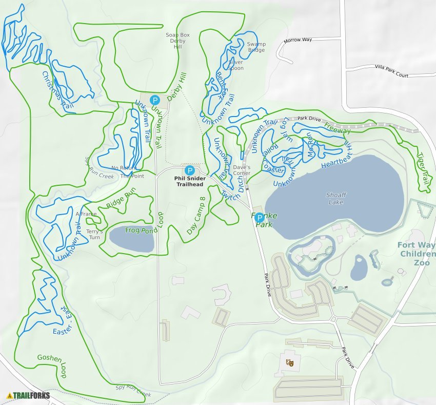 Franke Park Mountain Biking Trails | Trailforks