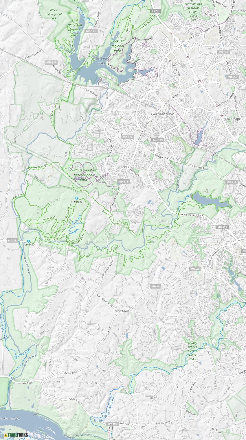 Gaithersburg, Maryland Mountain Biking Trails Trailforks