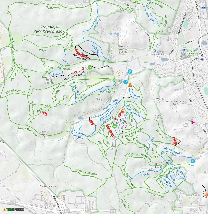 Gdańsk, Poland Mountain Biking Trails | Trailforks