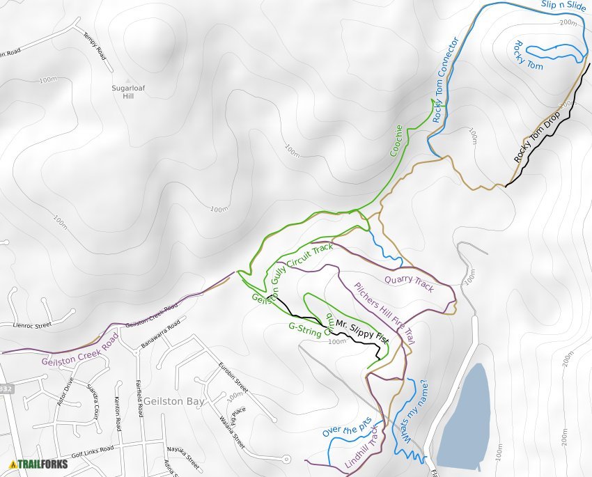 Geilston Bay, Hobart Mountain Biking Trails Trailforks