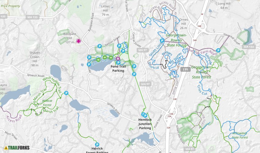 Massachusetts Mountain Biking Trails Trailforks