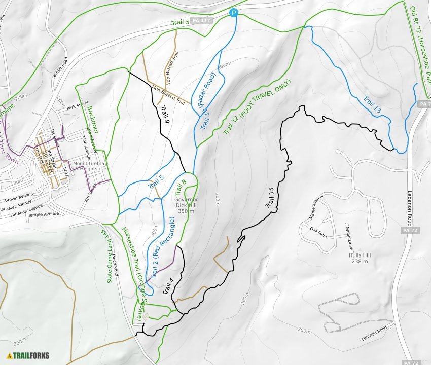 Governor Dick Mountain Biking Trails Trailforks