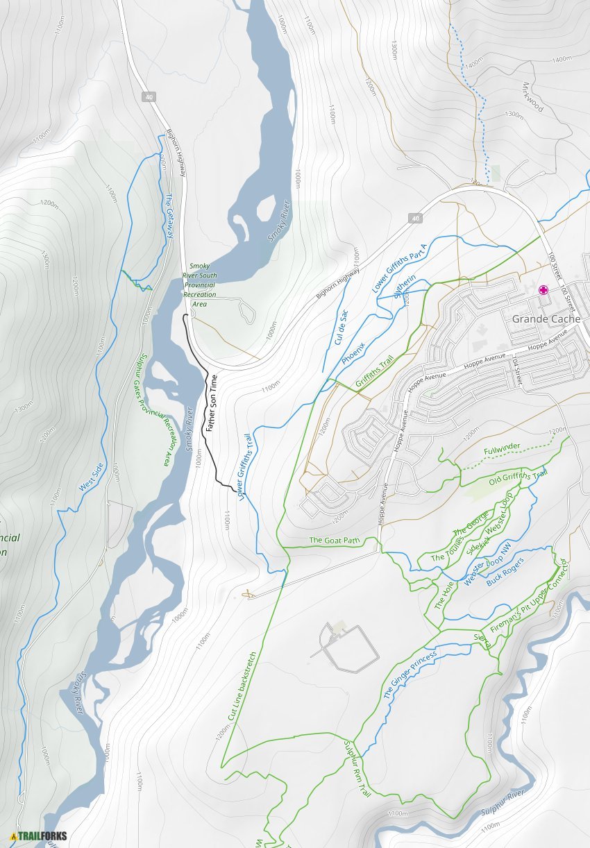 Grand Cache Alberta Map