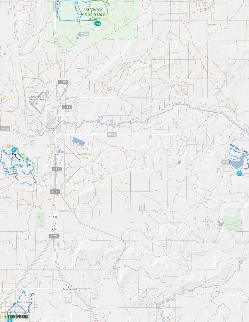 Grayling, Michigan Mountain Biking Trails Trailforks
