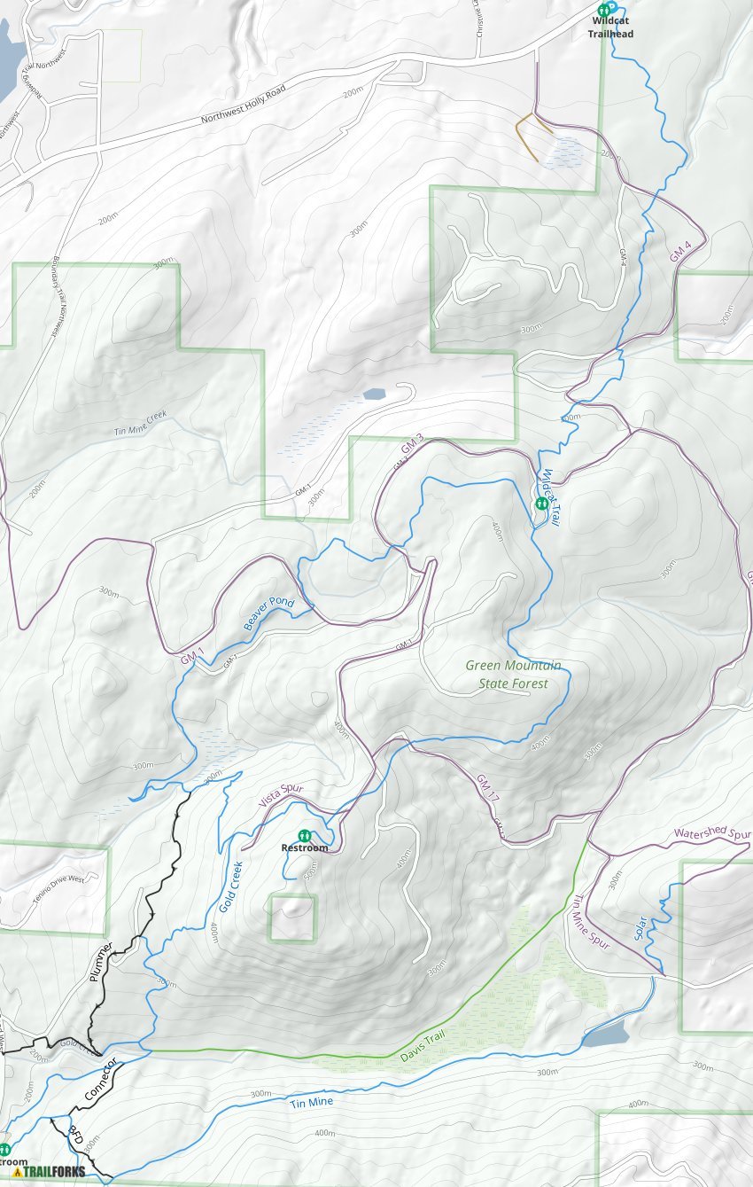 Green mountain discount mountain bike trails